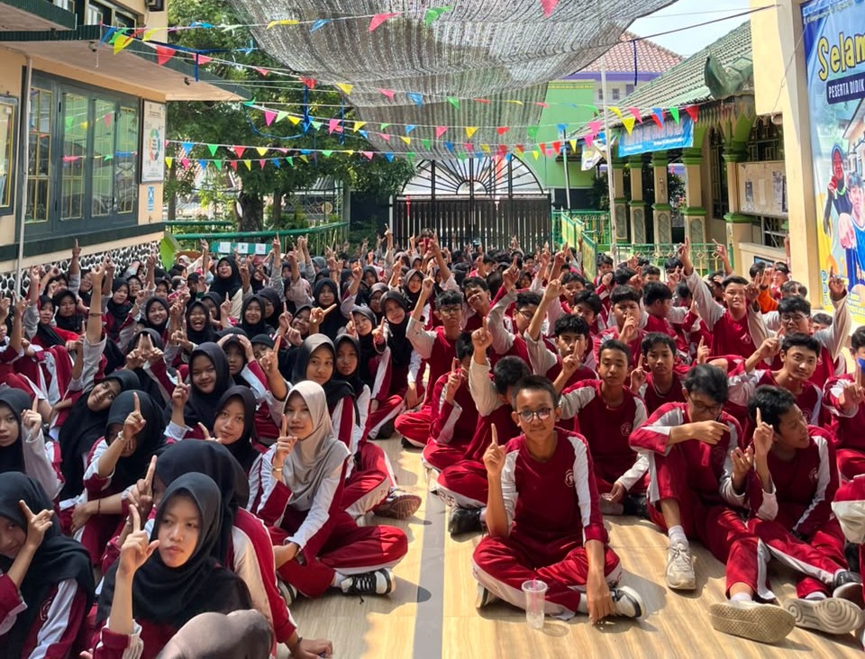 siswa rame rame